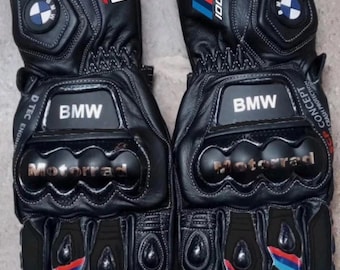 BMW Motorrad-Rennhandschuhe aus Leder