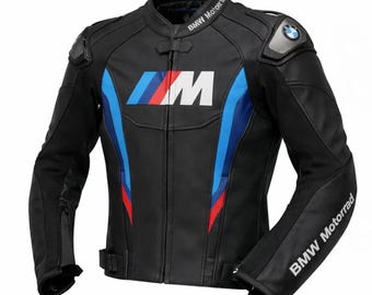 BMW Motorrad-Rennlederjacke – Rindsleder und zertifizierte Protektoren – Versandkostenfrei