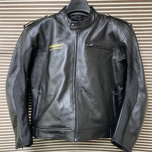 Goldwing Motorbike Racing Leather Jacket-Cowhide Leather And Certified Protectors-Free Shipping