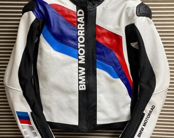 BMW Motorrad-Rennlederjacke – Rindsleder und zertifizierte Protektoren – Versandkostenfrei