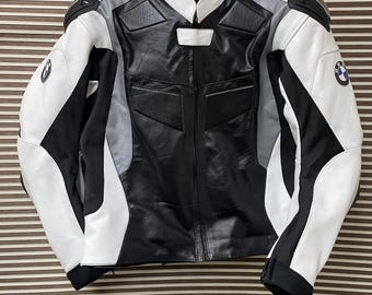 BMW Motorrad-Rennlederjacke – Rindsleder und zertifizierte Protektoren – Versandkostenfrei