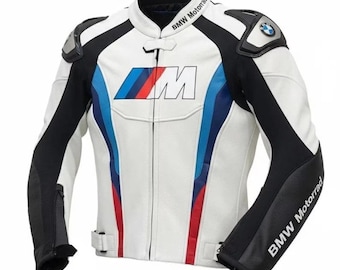 BMW Motorrad-Rennlederjacke – Rindsleder und zertifizierte Protektoren – Versandkostenfrei