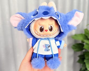 Labubu Stitch Vestiti per Bambole 17 cm / Set di Abiti per Bambole / Stitch / Bambola Non Inclusa