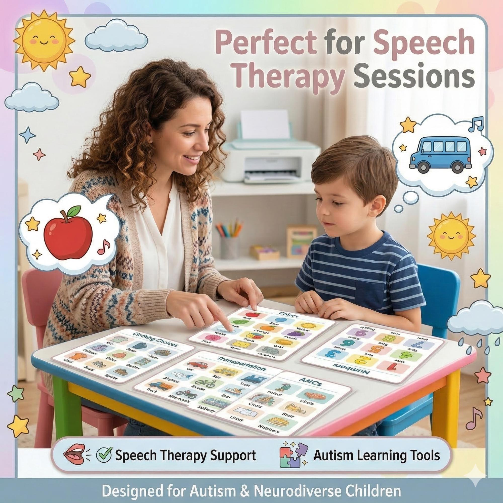 Non Verbal Communication Boards for Autism Printable | AAC ...