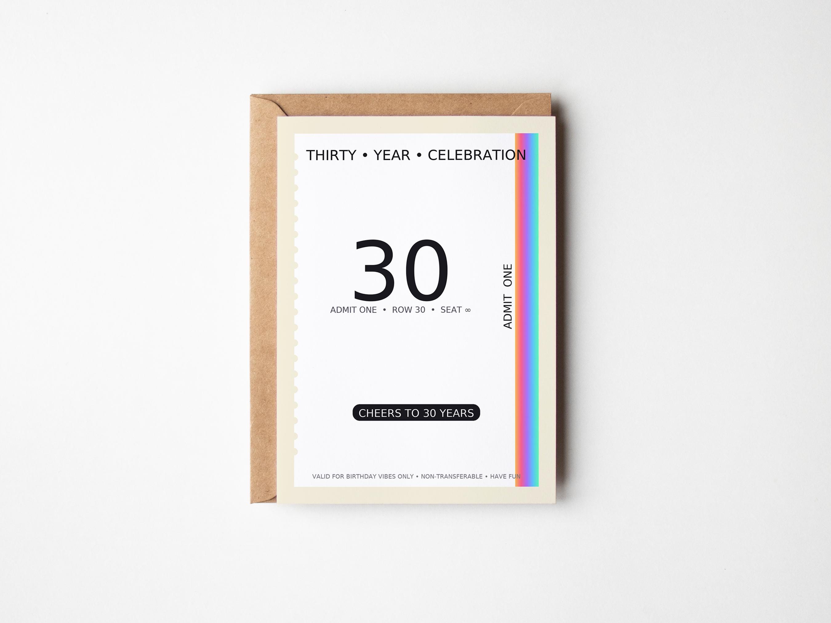 Cheerset Biglietto Di Compleanno Per Uomo O Donna, Formato A4, 21, image size:2700x2025