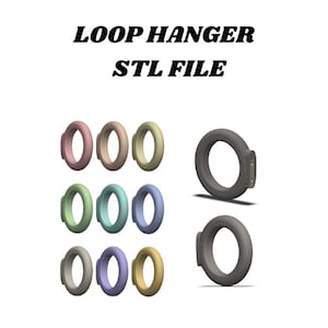Minimalist Ring Wall Hook | 3D Printable STL File
