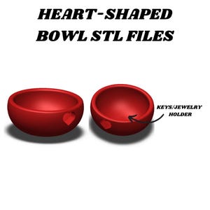 Heart-Shaped Bowl | 3D Printable STL File