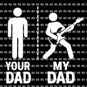 Arte de sublimación "Tu papá, mi papá": Día del Padre PNG (Descarga digital)