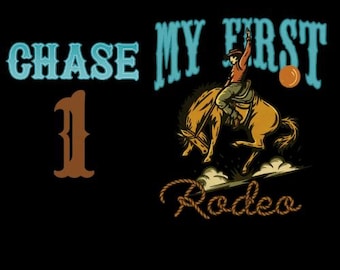Il mio primo Rodeo sfondo Cowboy 1° compleanno Banner Decorazione del selvaggio West Ranch Southwestern PhotoBooth Cowbooth Cowprint Boy Birthday - Italia