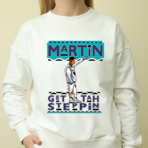 Martin Get Ta Steppin&#39; PNG: 90s Retro TV Show Graphic