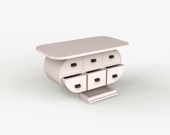 Dollhouse Sideboard STL File | Printable Miniature Furniture | 3D Object