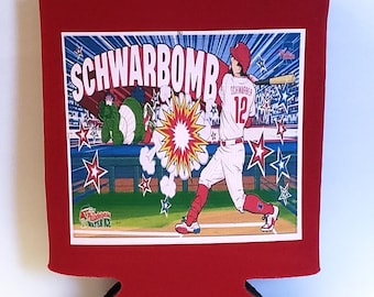 Funda para latas hecha a mano: ¡un regalo para fanáticos del béisbol!