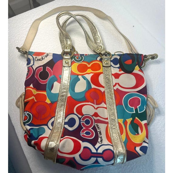 Coach 13830 Poppy Signature C Spotlight Glam Multicolor