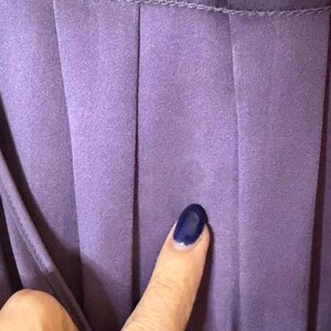 Vintage Y2K Walter Anthropologie 100% sidenblus lila storlek 6 bild 8