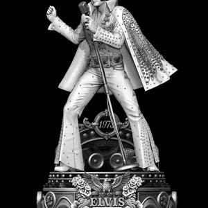 Elvis Presley 3d Printed Figure - Etsy