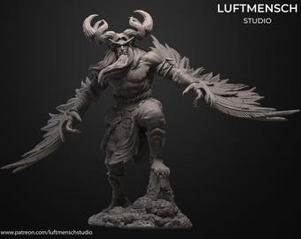 Malfurion Stormrage 1/10 Statue - WoW Erzdruide 3D Gedruckte Resin Figur unbemalt Kit