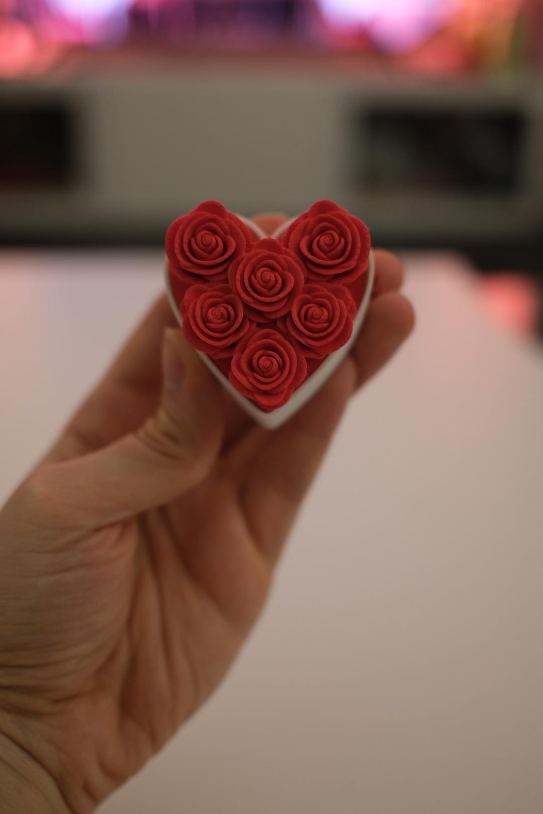 3D Printed Mini Rose Box Clicker Keychain - Etsy