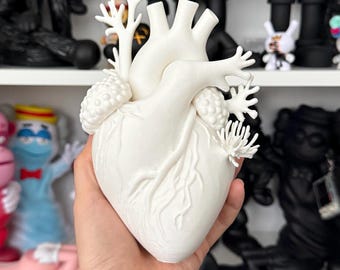 Anatomiczna rzeźba serca drukowana w 3D