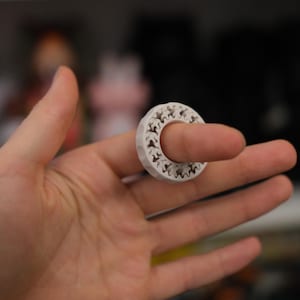 3D-geprinte mini-tandwielring Fidget