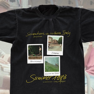 Call Me By Your Name T-shirt, Vintage Graphic Movie Tee, Retro Teeshirt for Cinephile, Timothee Chalamet Tee, A24 Merch, Italian Graphic Tee
