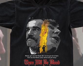 There Will Be Blood Vintage Style T-shirt | Retro Graphic Teeshirt for Movie Lovers | PTA Shirt | Gift for cinephiles and cult film fans
