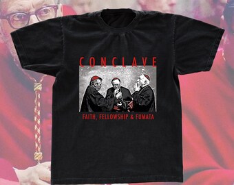Conclave Vintage Style Graphic T-shirt | Retro Teeshirt for Movie Lovers | Indie Film Tee  | Edward Berger | Cult Film Lover Gift