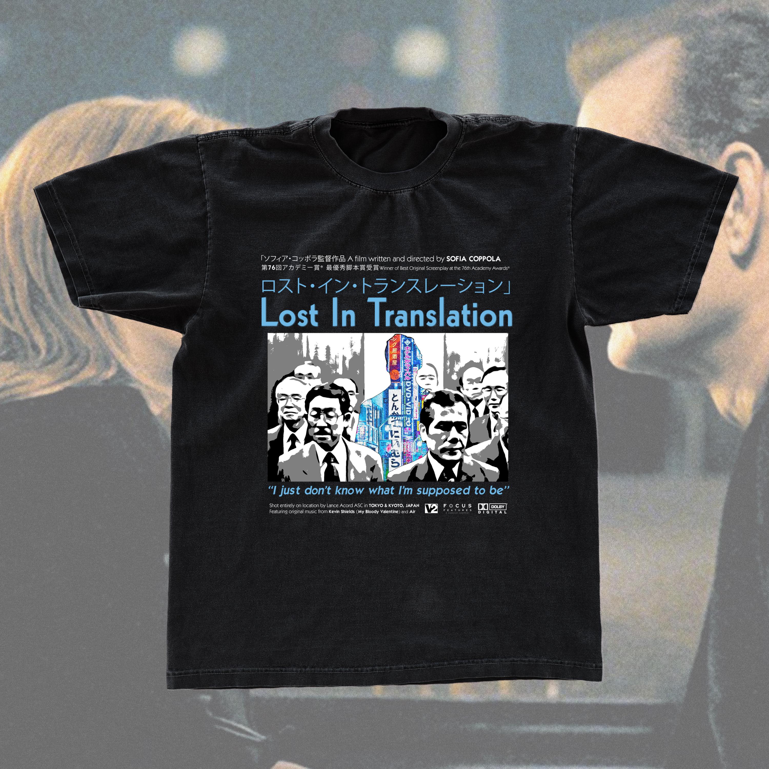 Lost in Translation T-shirt – Vintage Movie Tee for Film Lovers