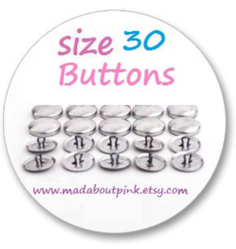 Size 30 Cover button 20pcs/pack image 1