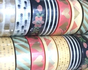 Pesca e Menta Washi tape - 1 pz a scelta