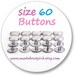 Size 60 - Cover button 20pcs/pack