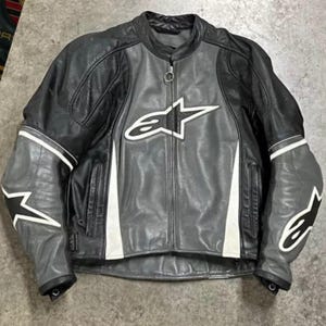 Alpinestars Motorbike Cowhide Leather Jacket Motorcycle Leather Jacket CE Approved Armour
