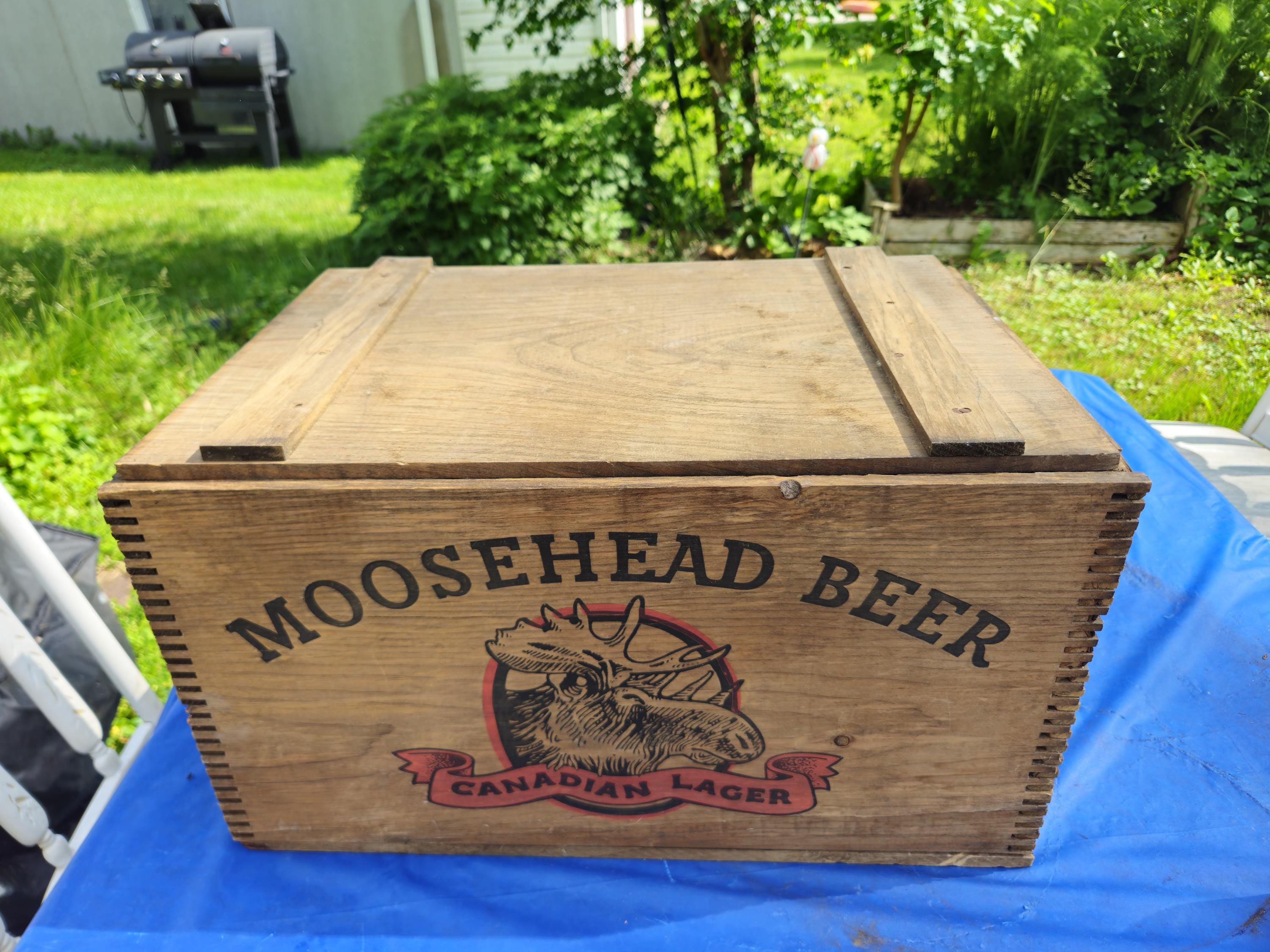 おすすめ MOOSEHEAD BEER 木箱 アメリカンヴィンテージ（モーニングスター 家具・インテリア