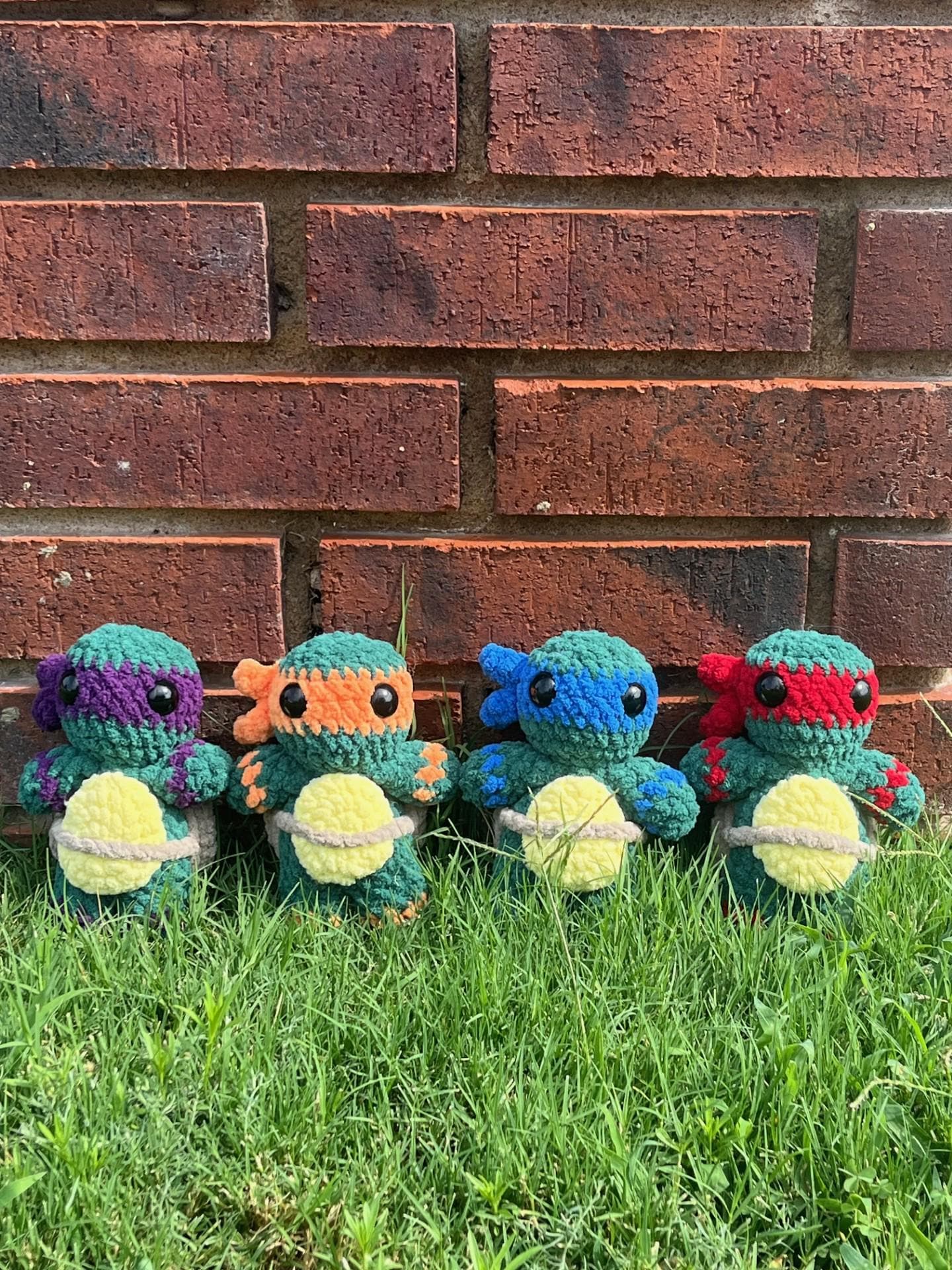 30 Ninja Turtle Crochet Patterns to Stitch for Fans, Gifts, and Playtime 27 No-Sew Turtle Ninja Pattern