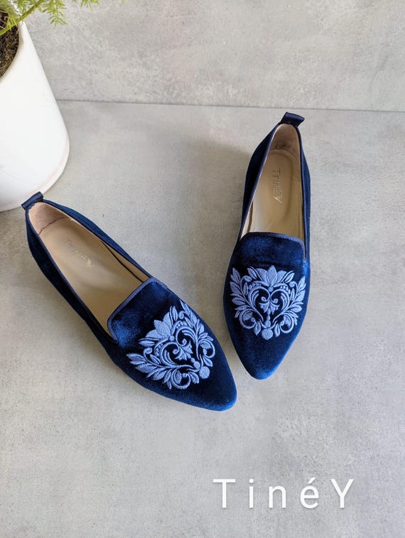 Stylish Blue Loafers for Women Blue Women Stylish Loafers Featuring Tassel And Round Toe  main image 3