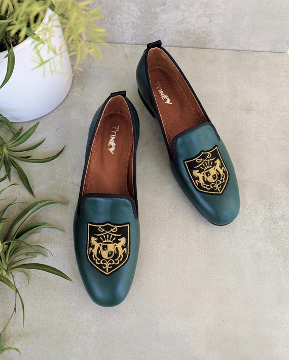Custom Handmade Loafers Custom Handmade Leather Split Toe Loafers - Mens Dress Shoes  main image 2
