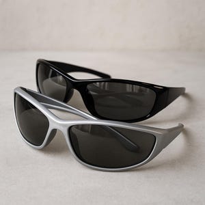 Y2K futuristische omhullende zonnebril jaren 90 jaren 2000 retro zonnebril rave festival fietsbril unisex sportbrillen