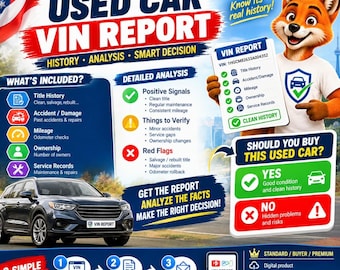 Rapporto storico dell'auto usata / Consegna rapida