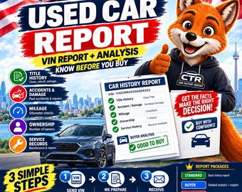 Used Car History Report | Fast Delivery