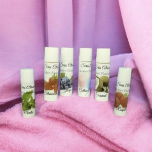 Handmade lip balms