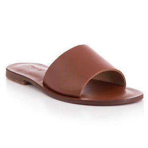 Handmade Leather Womens Summer Flip Flops, Genuine Leather Thong Sandals, Summer Slippers, Womens Sandals, Greek Sandals, Strappy Sandals