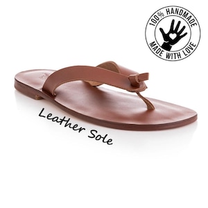 Handmade Greek Men Sandals, Summer Men&#39;s shoes, Mens leather slides, Minimalist leather sandals, Criss cross leather slippers, Men sandals
