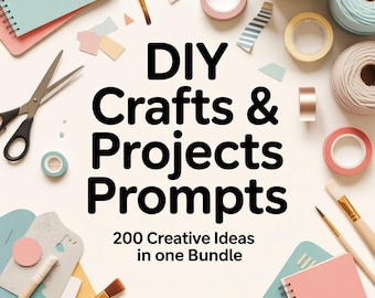 Paquete de ideas para manualidades y proyectos DIY / Ideas para manualidades, decoración del hogar y proyectos de reciclaje creativo / Descarga digital instantánea