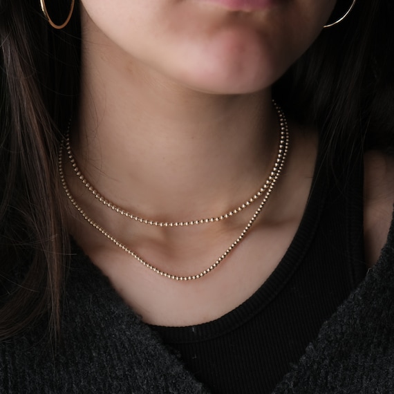 Etsy dainty gold necklace new arrivals