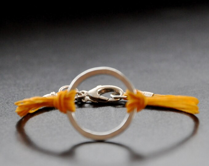 Good Karma Bracelet What Goes Round Comes Round... on Autumn Yellow