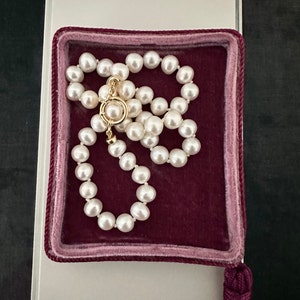 10-11MM FRESH WATER PEARLS LONG NECKLACE WITH GOLD-FILLED TOGGLE CLASP main image 0