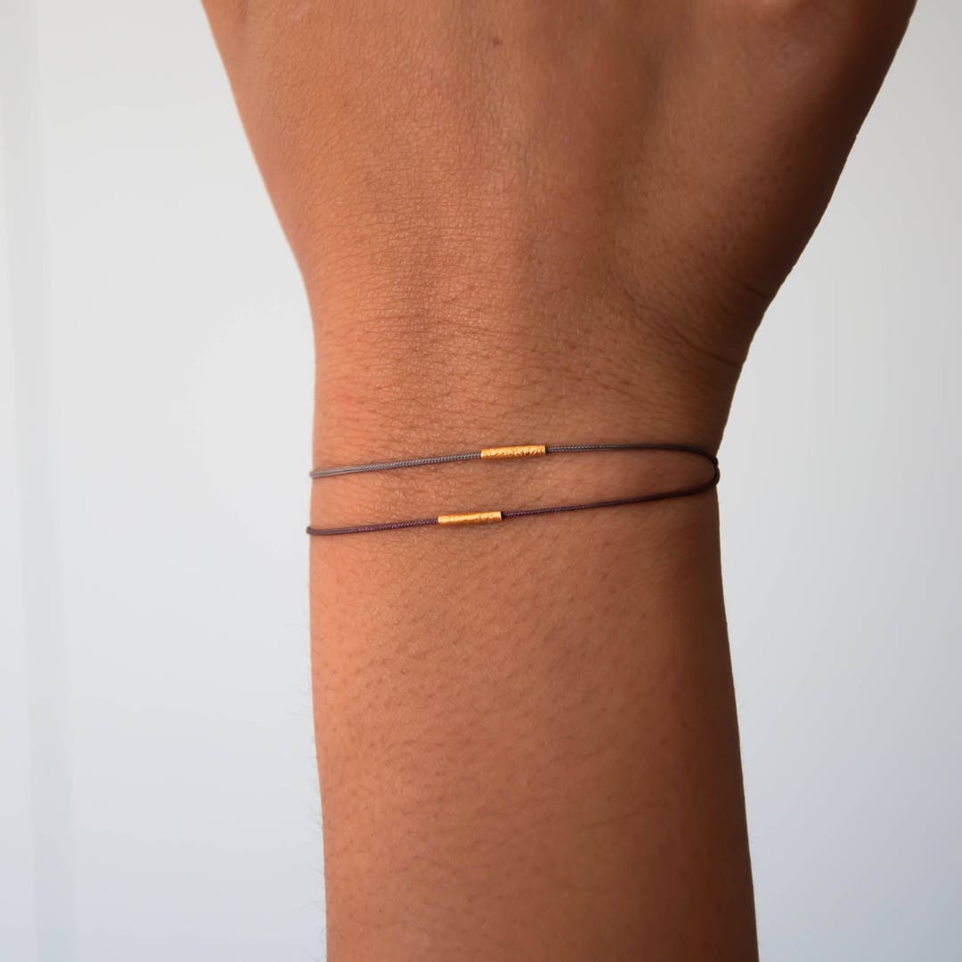 Balance Bracelet in 18k Solid Gold, Minimalist Jewelry, Delicate