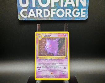 GENGAR - 5/62 - Fossil Set - Holo - Pokemon Card - Exc / Near Mint