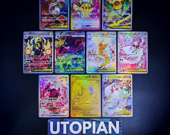 10 Cards Bundle Mega Dragonite ex Special Illustrator Rare • Handmade PROXY/ORICA • Mega Dream ex m2a 240 • With TEXTURE Pattern and Rainbow