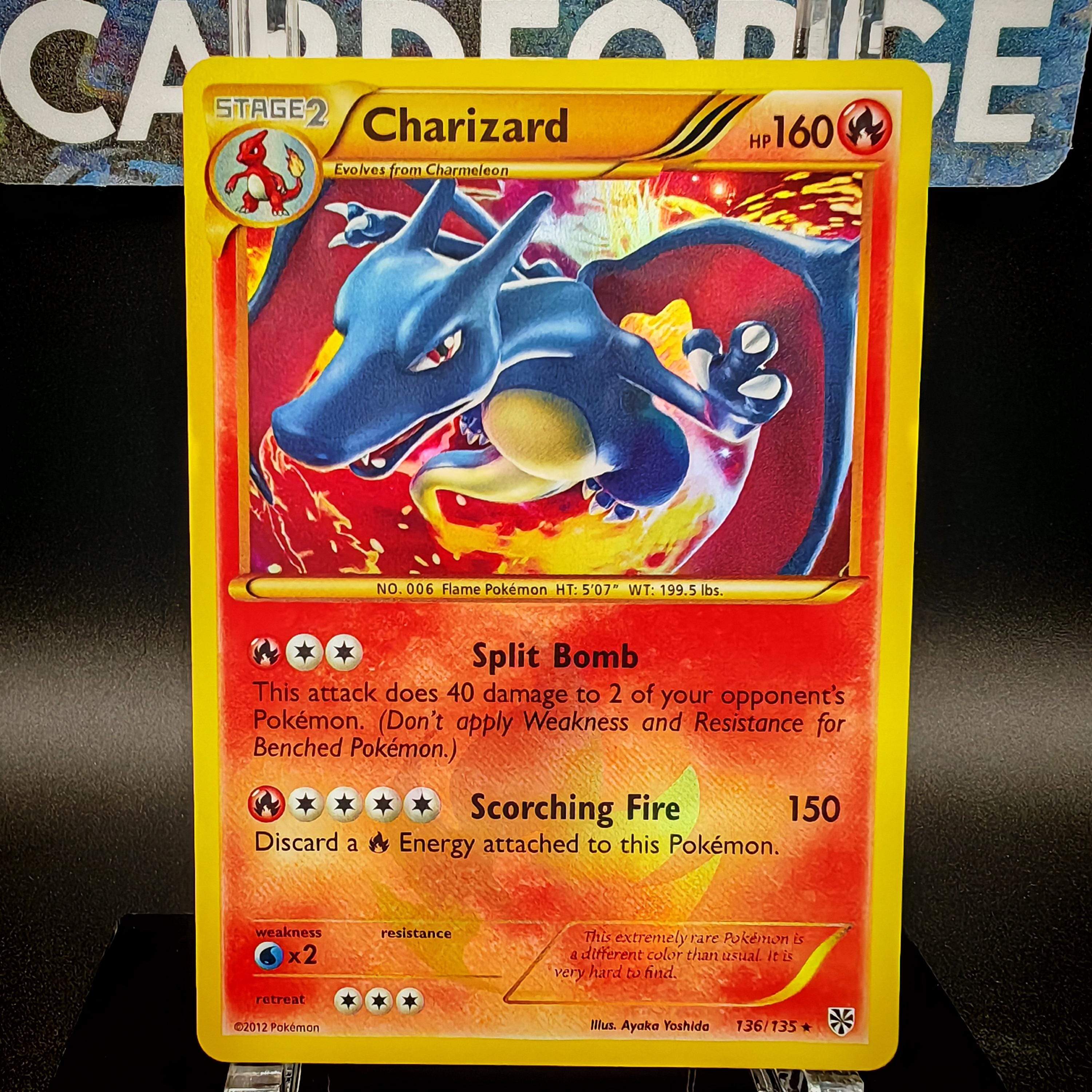 Charizard Secret Rare Gold Handmade PROXY/ORICA Plasma Storm 136 With Rainbow Holography Applied in the Artwork Background - Etsy Israel Charizard Secret Rare Gold Handmade PROXY/ORICA Plasma Storm 136 With Rainbow Holography Applied in the Artwork Background - Etsy Israel