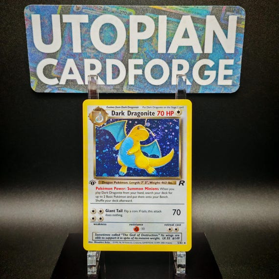 pokemon card dark dragonite Dark Dragonite (15/109) (Theme Deck Exclusive) [EX: Team Rocket Returns] Moderately Played Holofoil